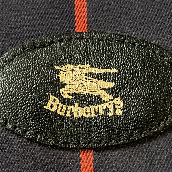 Vintage Burberry Bag COA Nova Check Drawstring Bucket Backpack Navy - Picture 14 of 15